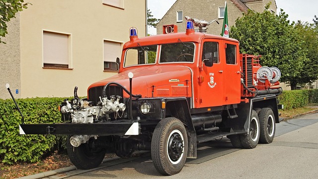 消防员 消防车 历史的 Ifa - 上的免费照片