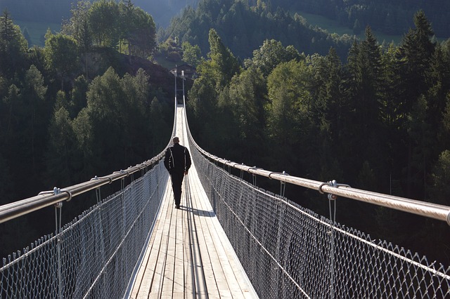 瑞士 桥 吊桥 - 上的免费照片