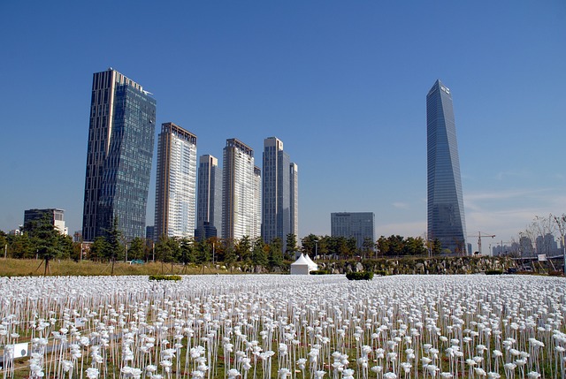 仁川松岛 建筑 松岛中央公园 - 上的免费照片