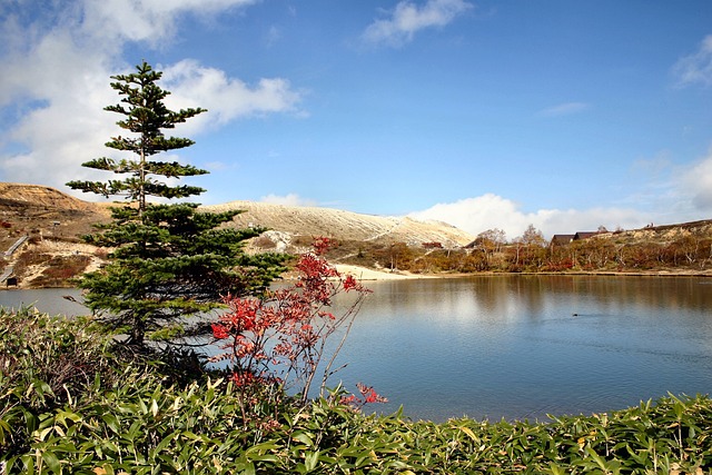 白根山 池塘 山 - 上的免费照片