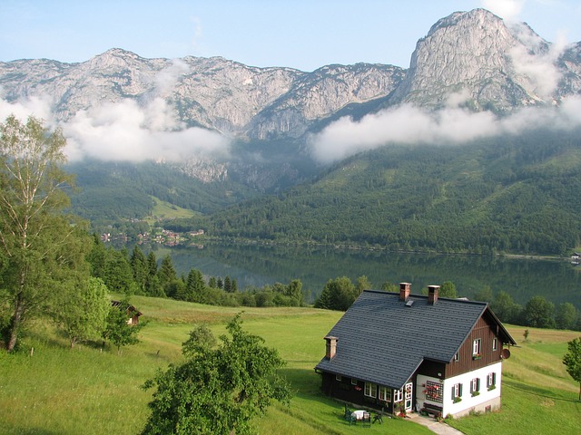 奥地利 格伦德尔湖 山 - 上的免费照片