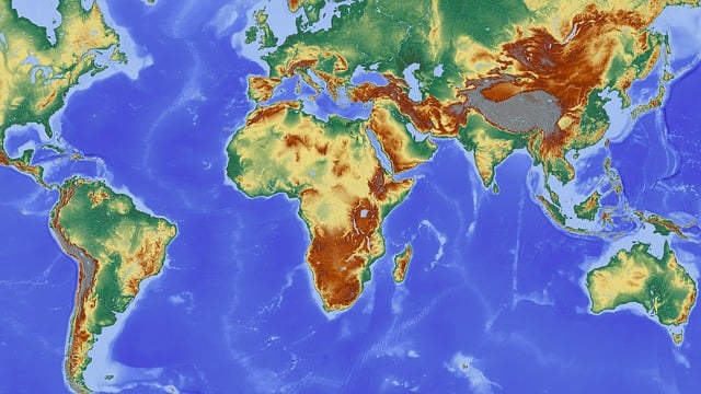 非洲 地图 大陆 - 上的免费图片