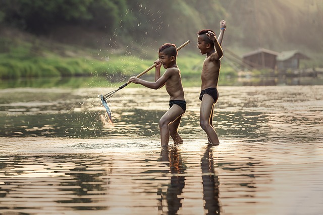 钓鱼 童年 活动 - 上的免费照片