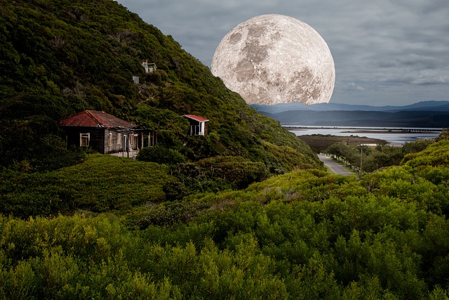 超级月亮 满月 月光 - 上的免费照片