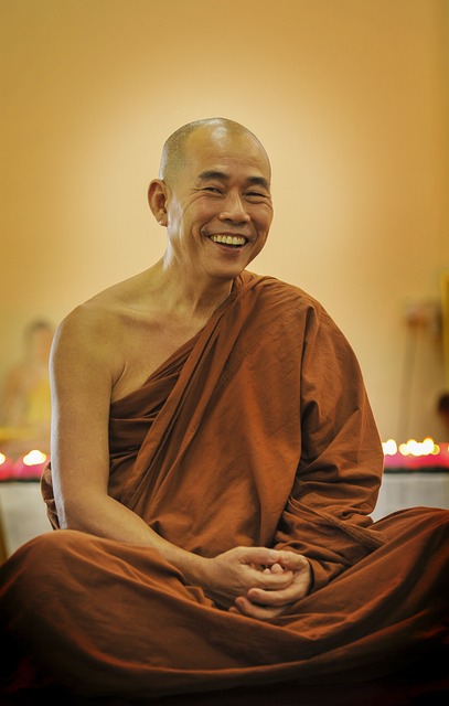 小乘佛教 老和尚微笑 老和尚 - 上的免费照片