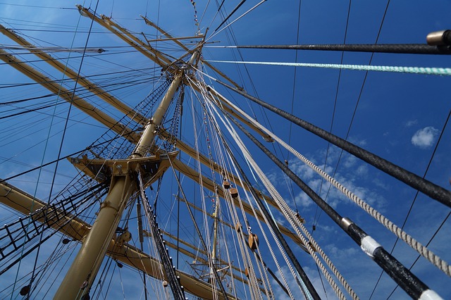 帆船 绳索 桅杆 - 上的免费照片