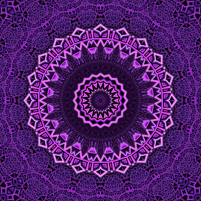 曼荼罗 紫色的 平衡 - 上的免费图片