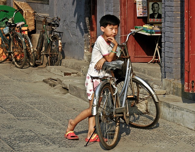 儿童 中国 自行车 - 上的免费照片