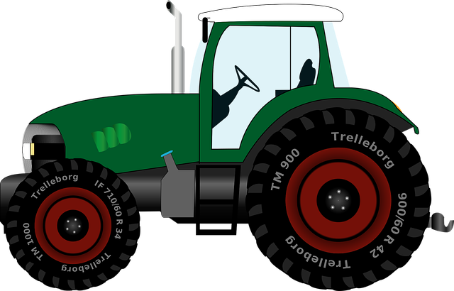 拖拉机 农业机械 农业 - 免费矢量图形