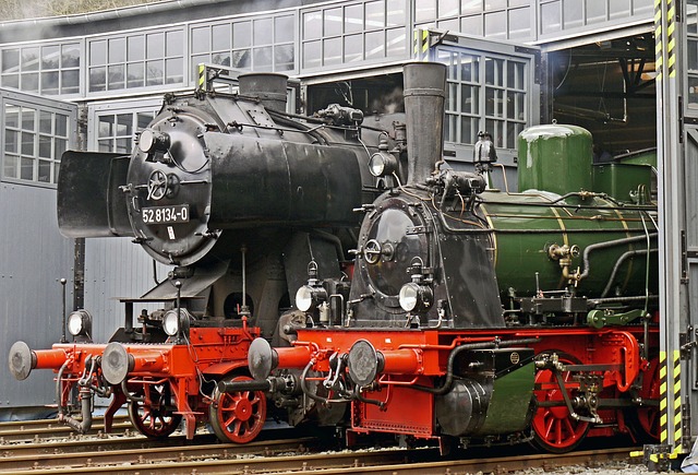 蒸汽机车 机车棚 可以使用 - 上的免费照片