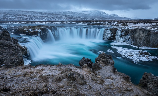 冰岛 Godafoss 瀑布 - 上的免费照片