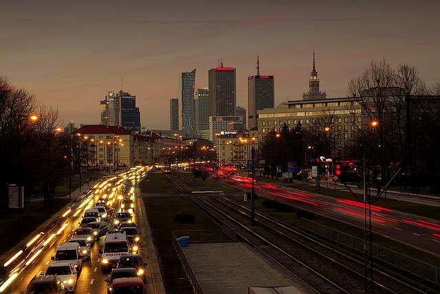 华沙 城市 街道 - 上的免费照片
