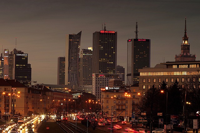 华沙 城市 街道 - 上的免费照片