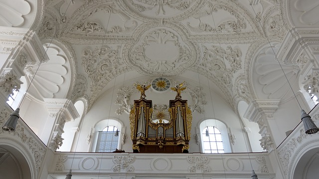 教堂天花板 片 器官 - 上的免费照片