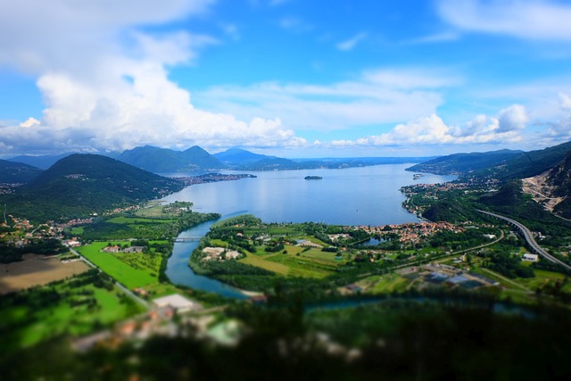 Maggiore 湖 全景 - 上的免费照片
