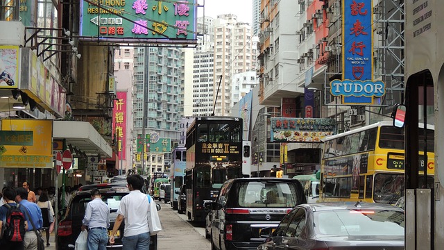 香港邮政 电车 城市的 - 上的免费照片