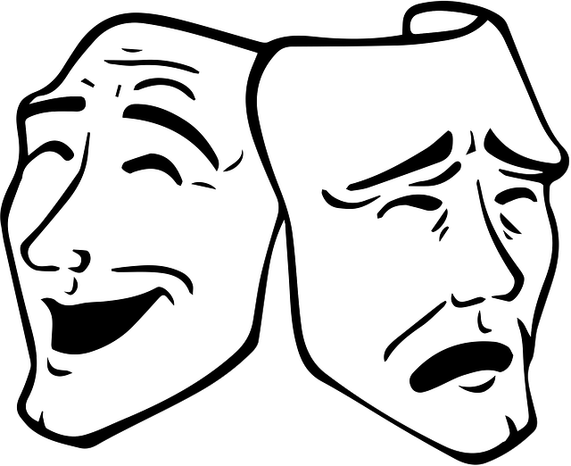 戏剧 剧院 面具 - 免费矢量图形
