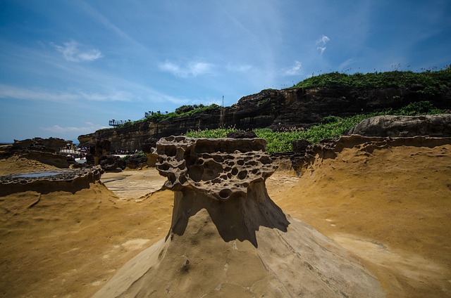 野柳地质公园 自然岩石 台湾 - 上的免费照片