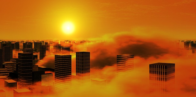 城市 太阳 云 - 上的免费图片