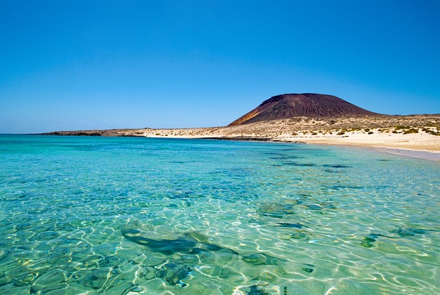 Playa弗朗西斯 拉格拉西奥萨 加那利群岛 - 上的免费照片