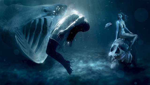 鲨鱼 美人鱼 神秘 - 上的免费照片