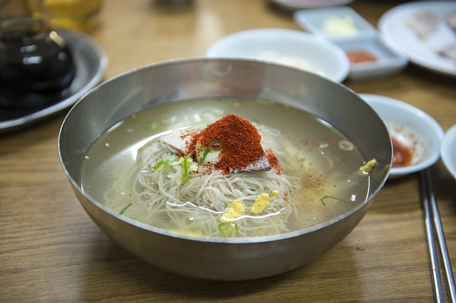 韩国食品 平壤冷面 冷面 - 上的免费照片