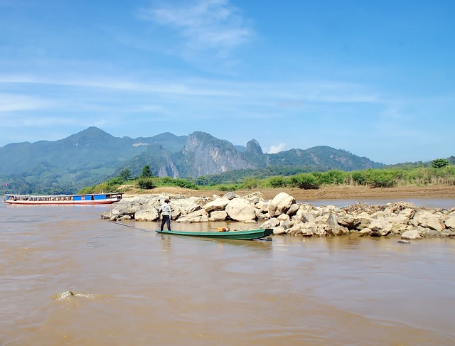 老挝 湄公河 渔夫 - 上的免费照片