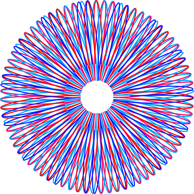 螺 Spirograma 形状 - 免费矢量图形