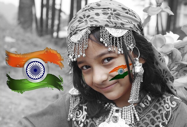 印度独立日 独立庆祝活动 可爱的女孩子 - 上的免费照片