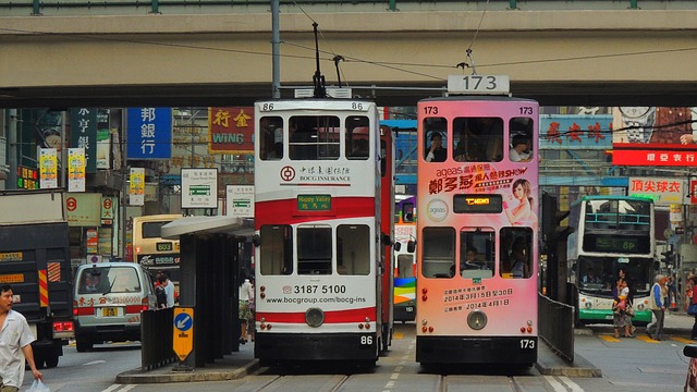 香港邮政 电车 亚洲 - 上的免费照片
