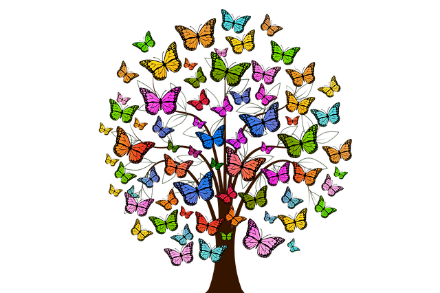 蝴蝶 树 多彩多姿的 - 上的免费图片
