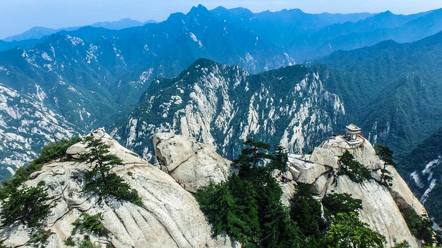 华山 下棋亭 风景 - 上的免费照片