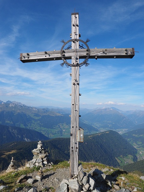 Jaufenspitze 顶十字架 叉 - 上的免费照片