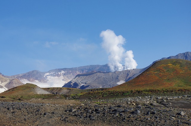 火山 爆发 蒸气排放 - 上的免费照片