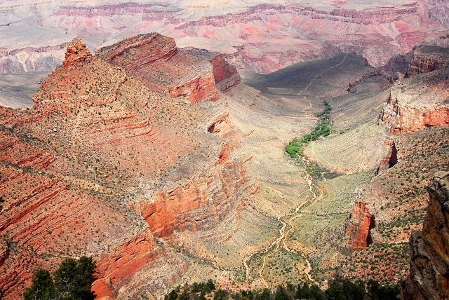 景观 Grandcanyon 南边缘 - 上的免费照片