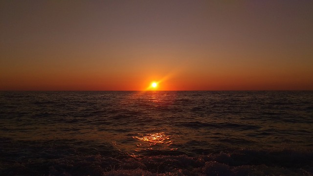 莱夫卡达 日落 海 - 上的免费照片
