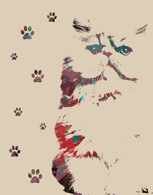 动物艺术 猫打印 猫科动物 - 上的免费图片