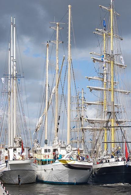 帆船 汉赛帆 罗斯托克 - 上的免费照片