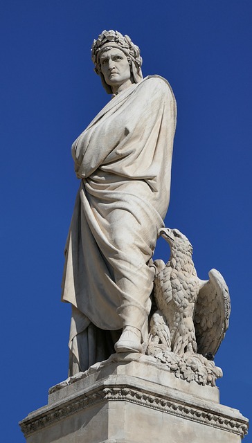 但丁 佛罗伦萨 雕像 - 上的免费照片