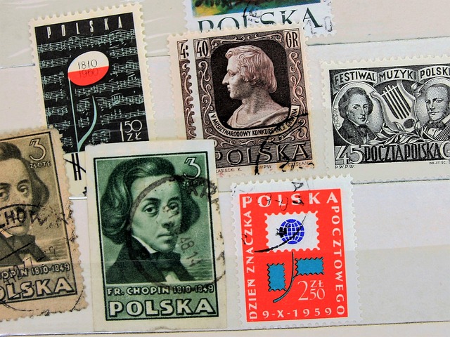 弗里德里克肖邦 邮票 纸 - 上的免费照片