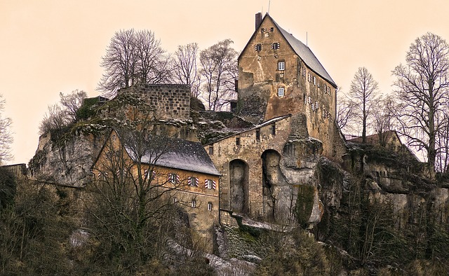 山顶城堡 城堡废墟 废墟 - 上的免费照片