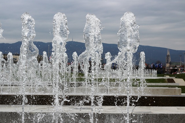 水Fontana 洒 萨格勒布景 - 上的免费照片