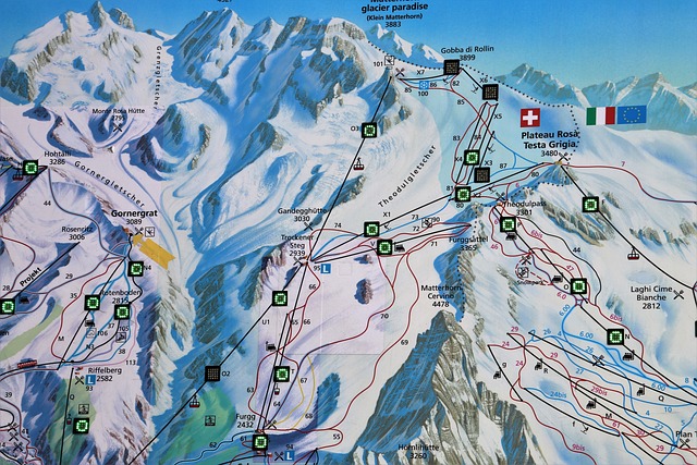 地图 采尔马特 阿尔卑斯山 - 上的免费照片