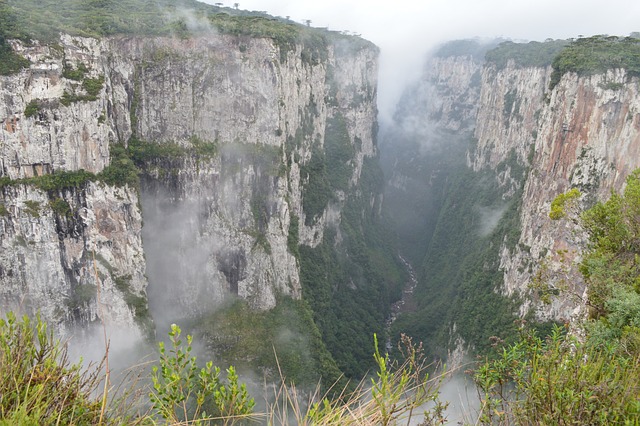 峡谷 Itaimbezinho Aparados Da Serra - 上的免费照片