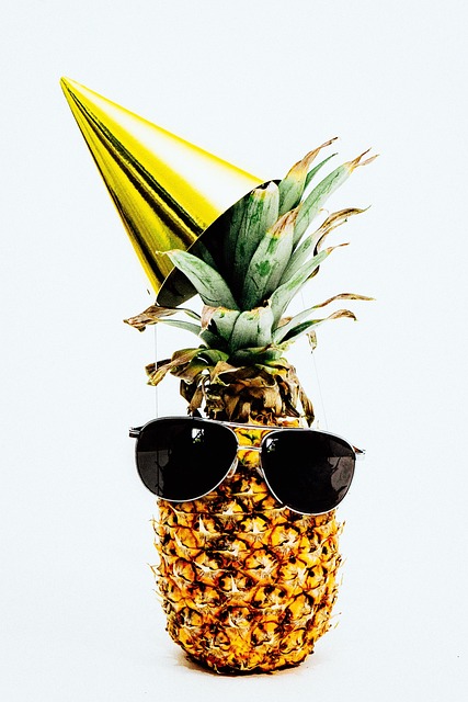 菠萝 派对帽子 庆典 - 上的免费照片