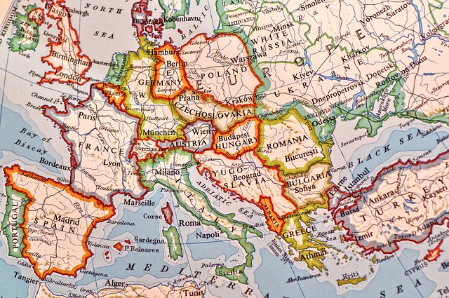 欧洲 国家 地图 - 上的免费照片