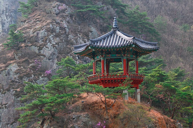 八角形 韩国 日落 - 上的免费照片