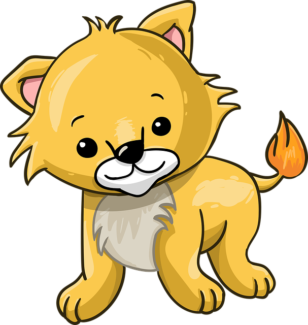 利奥 狮子宝宝 猫 - 免费矢量图形