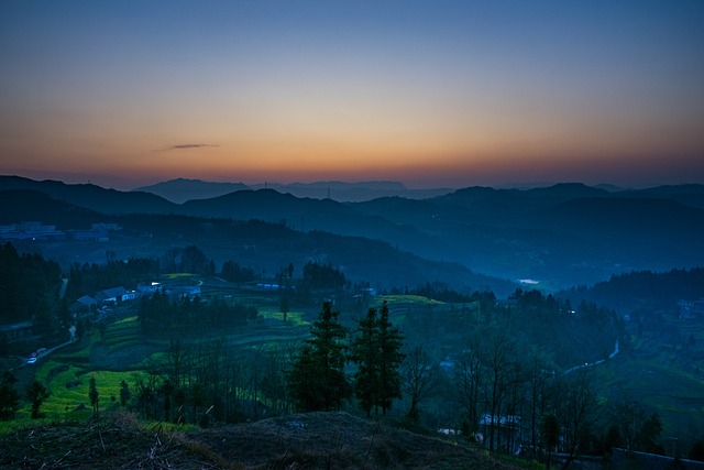 傍晚 乡村 夕阳 - 上的免费照片