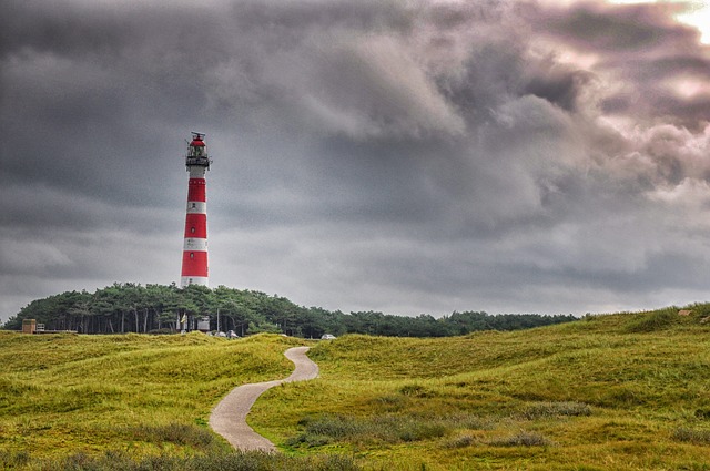 Ameland 灯塔 荷兰 - 上的免费照片